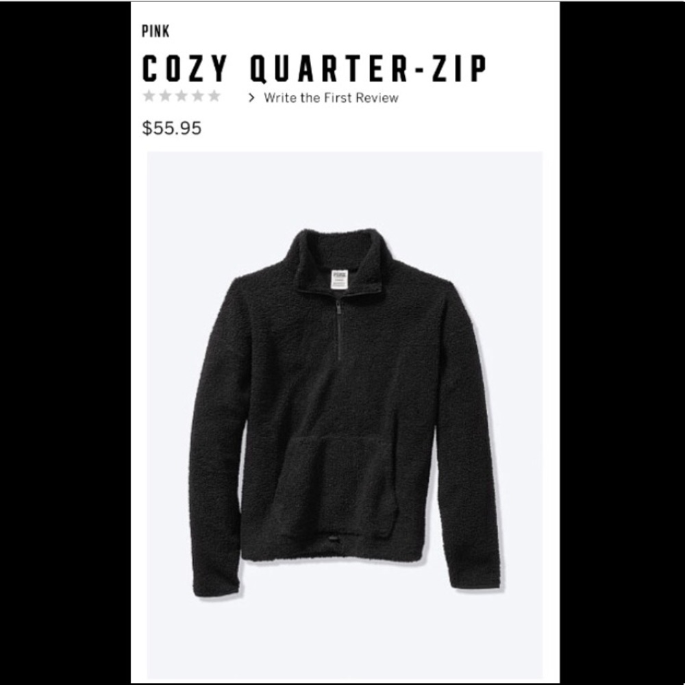 PINK Quarter Zip Jacket